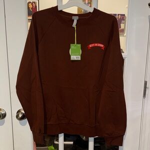 Women’s Brown Crewneck Sweater